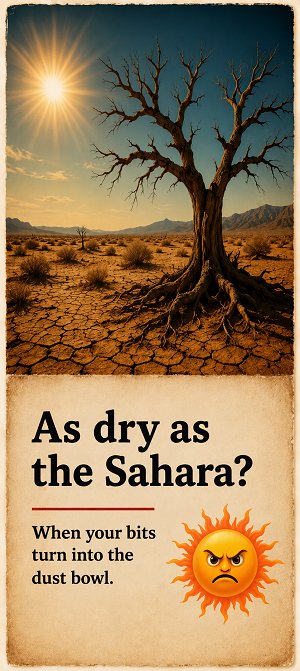 As dry as the Sahara?