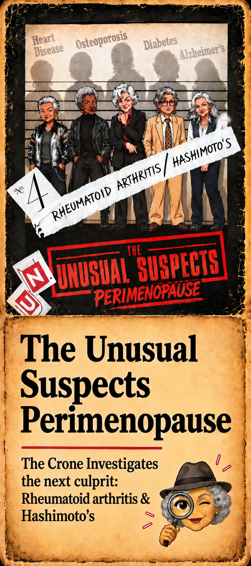 The Unusual Suspects episode - Rheumatoid Arthritis and Hashimotos