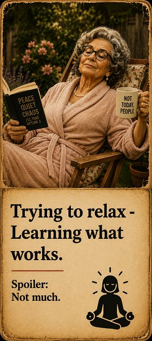 Trying to relax - learning what works