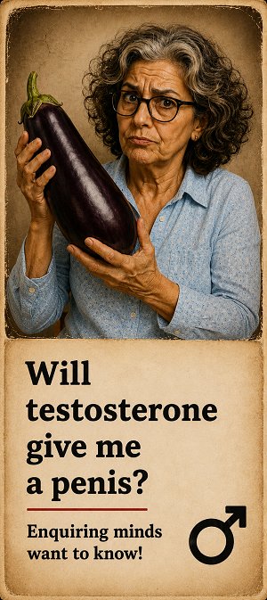 Will testosterone give me a penis