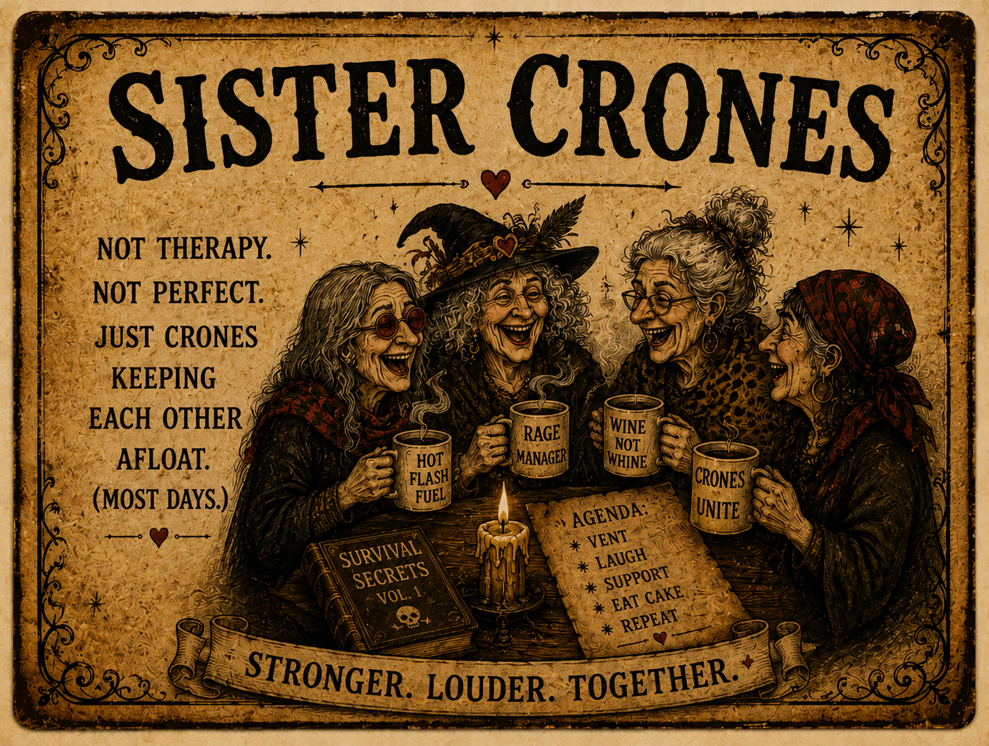 Sister Crones, the Crone's support group