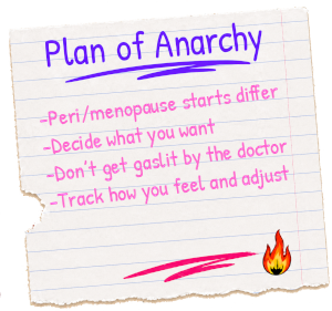 Did I Start HRT Too Late plan board